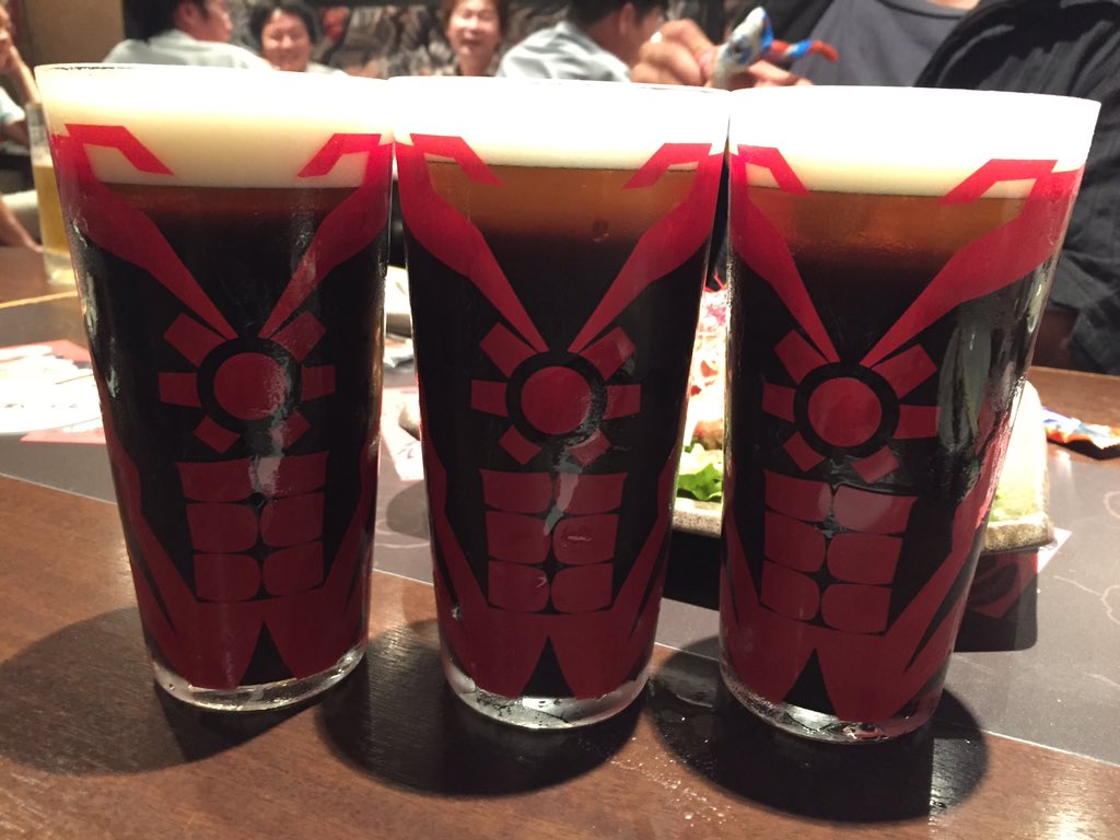 怪獣酒場にてベリアルのダークサイドポップ‼️グラスGETしたぜぇぇぇええええ‼️‼️‼️ 怪獣酒場にてベリアルのダークサイドポップ‼️グラスGETしたぜぇぇぇええええ‼️‼️‼️