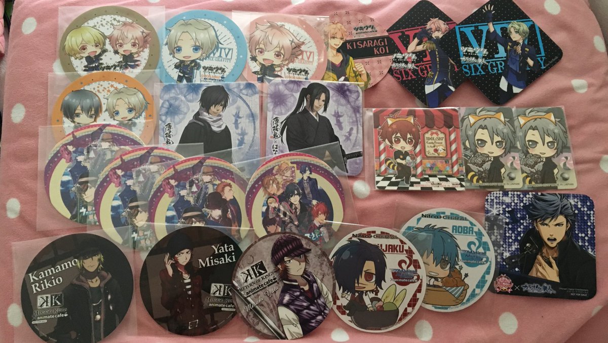 ツキウタ 薄桜鬼 うたプリ アイナナ K ドラマダ ときレス コースター譲=楽、陸、恋、駆、葵、新、斎藤、土方、不破、八 ツキウタ 薄桜鬼 うたプリ アイナナ K ドラマダ ときレス コースター譲=楽、陸、恋、駆、葵、新、斎藤、土方、不破、八