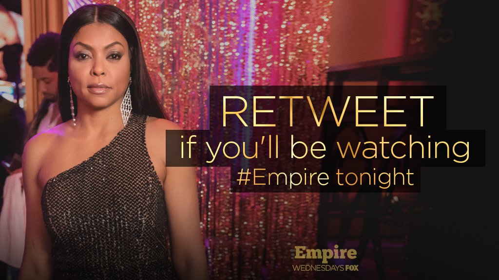 RT @EmpireFOX: RETWEET if you cannot wait for the #Empire season finale tonight! ???? https://t.co/JOCQliRECK