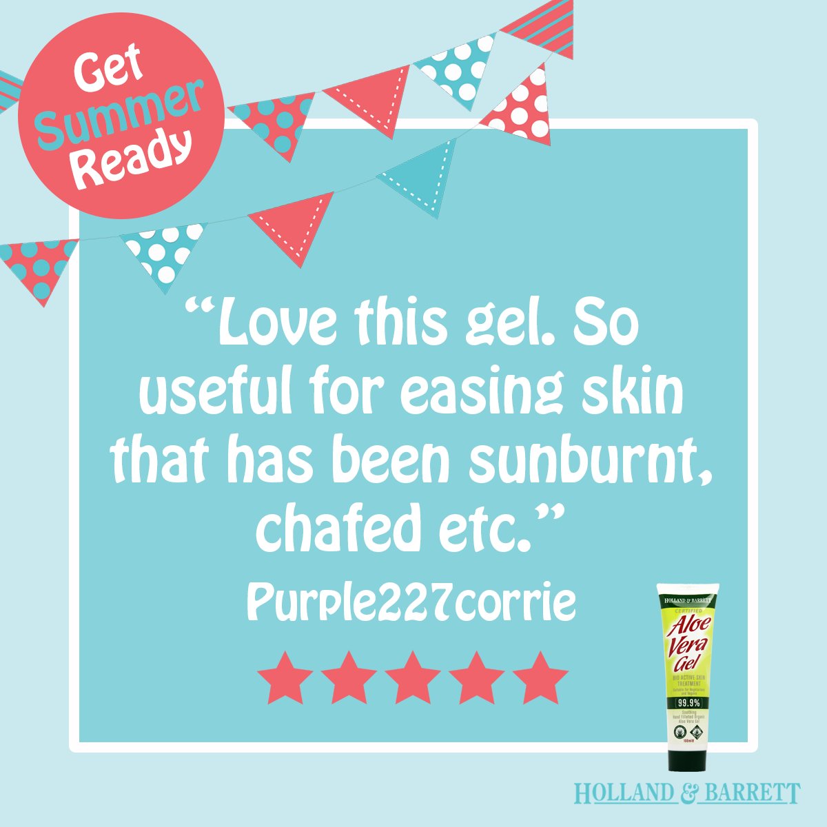 Our customer Purple227corrie gave our Aloe Vera Gel five stars and here's why! https://t.co/mfJmZ6xvh5
