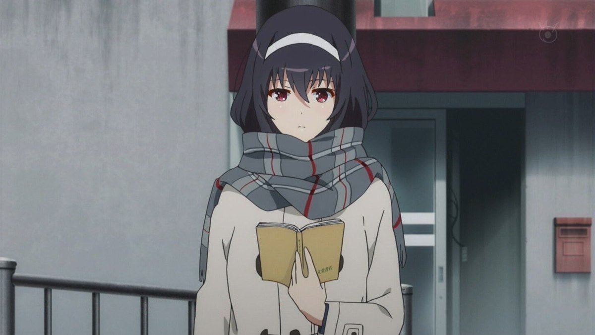 今週の詩羽先輩。相変わらず黒タイツ最高でした… #saekano 今週の詩羽先輩。相変わらず黒タイツ最高でした… #saekano
