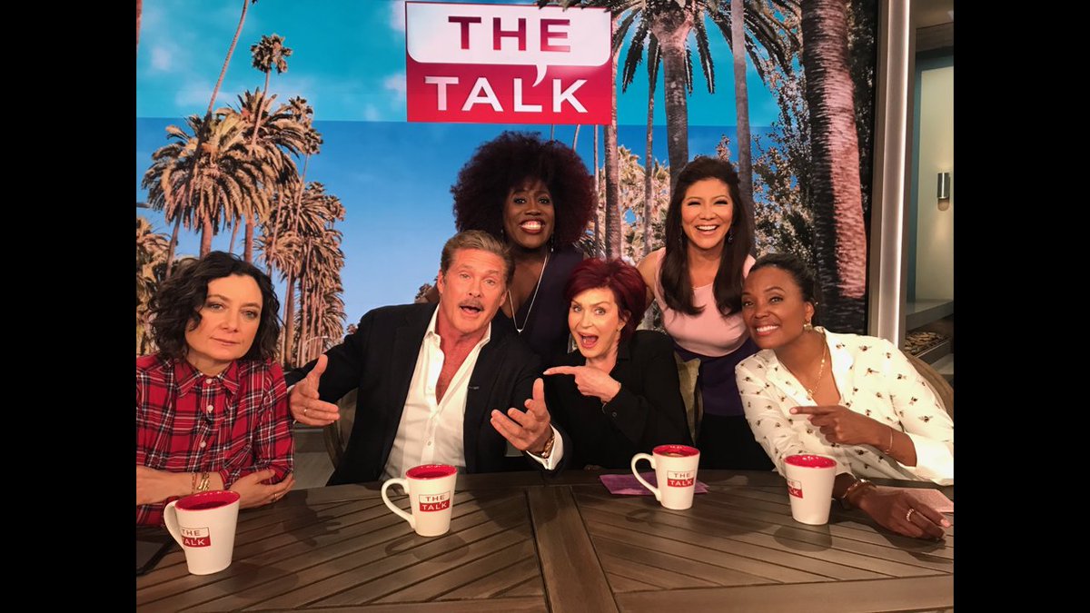 Lovely ladies on The Talk!  Tune in tomorrow!  #HoffTheRecord #Netflix #iTunes https://t.co/CbUd1yrHst