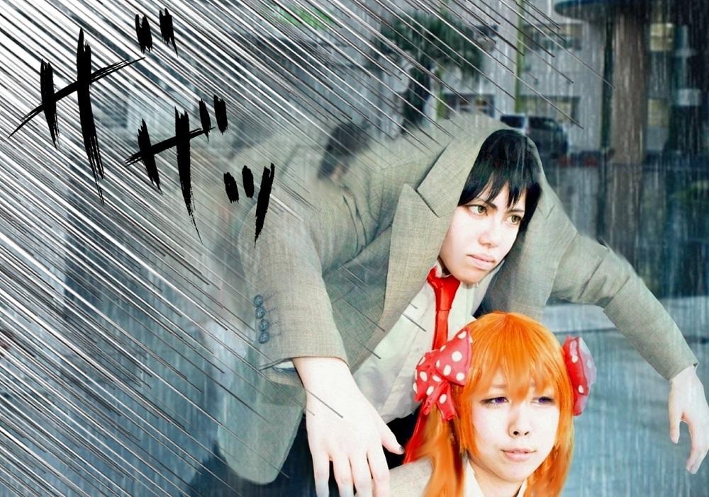 おはようございます!雨だけど涼しいからありがたい!!ポジティブにいきましょう\( 'ω')/#月刊少女野崎くん #コスプ おはようございます!雨だけど涼しいからありがたい!!ポジティブにいきましょう\( 'ω')/#月刊少女野崎くん #コスプ