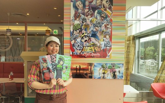 ☆静岡店より☆ただ今コラボカフェ「弱虫ペダル NEW GENERATION×SWEETS PARADISE」が開催中です ☆静岡店より☆ただ今コラボカフェ「弱虫ペダル NEW GENERATION×SWEETS PARADISE」が開催中です