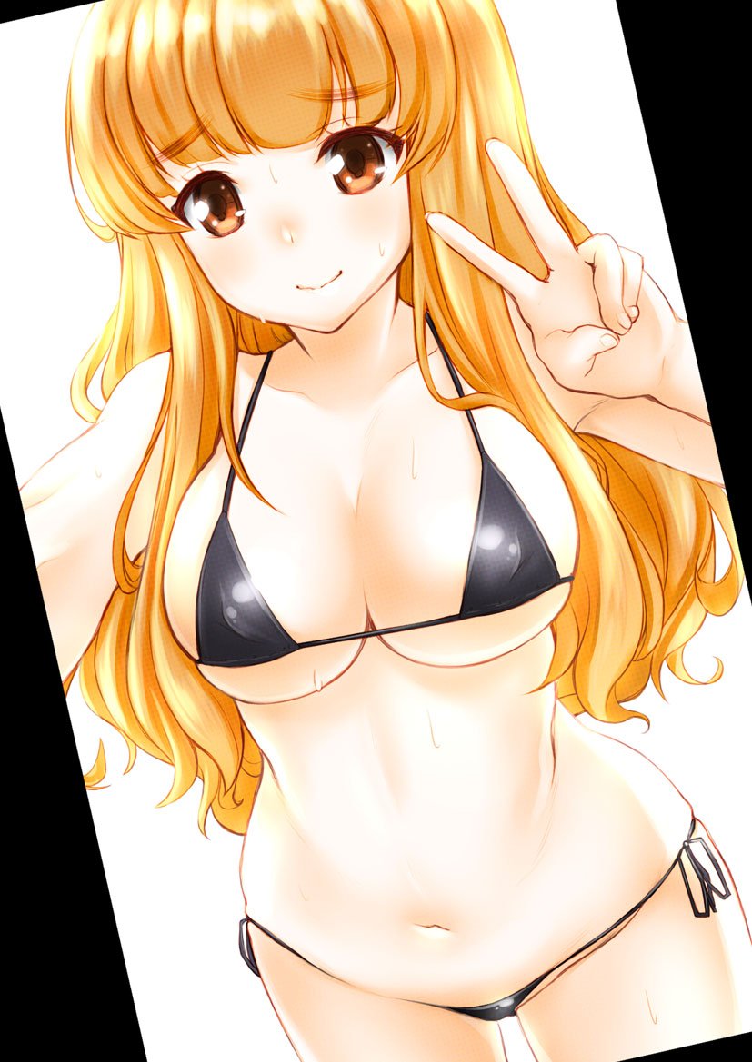 ガルパンらくがき!「おっ可愛いね!水着姿見たいな!」みたいな感じでうまく乗せられてHな水着で自撮りすることになってしまっ ガルパンらくがき!「おっ可愛いね!水着姿見たいな!」みたいな感じでうまく乗せられてHな水着で自撮りすることになってしまっ