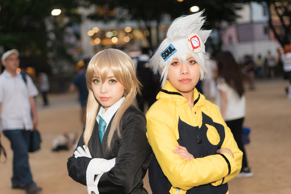 ソウルイーターのソウル( )とマカ( )! #ホココス #ホココス2017 撮影ありがとうございました! ソウルイーターのソウル( )とマカ( )! #ホココス #ホココス2017 撮影ありがとうございました!