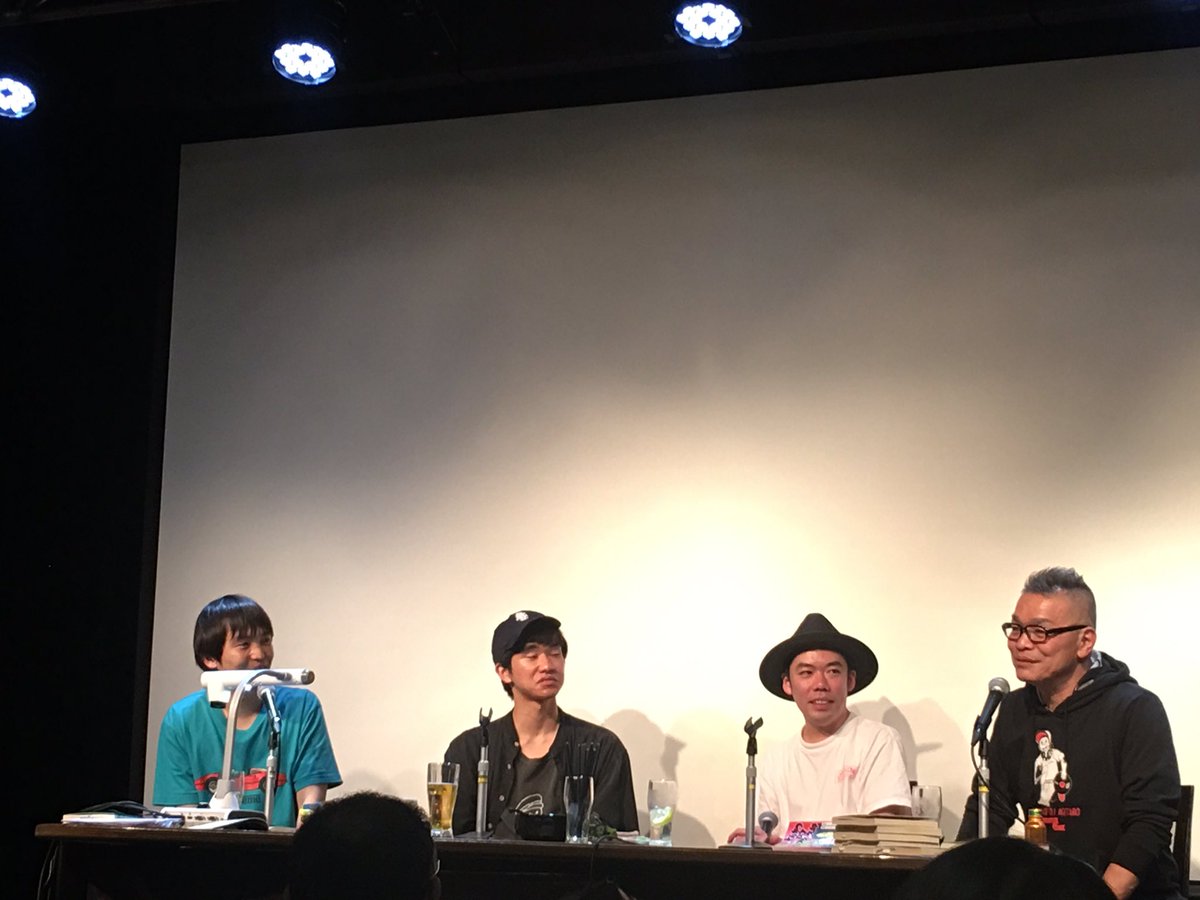 トークイベントお疲れ様でした。いろんな話が聞けて作品と関わる音楽がもっと好きになりました。大地監督(一番右)はアニメ続編 トークイベントお疲れ様でした。いろんな話が聞けて作品と関わる音楽がもっと好きになりました。大地監督(一番右)はアニメ続編