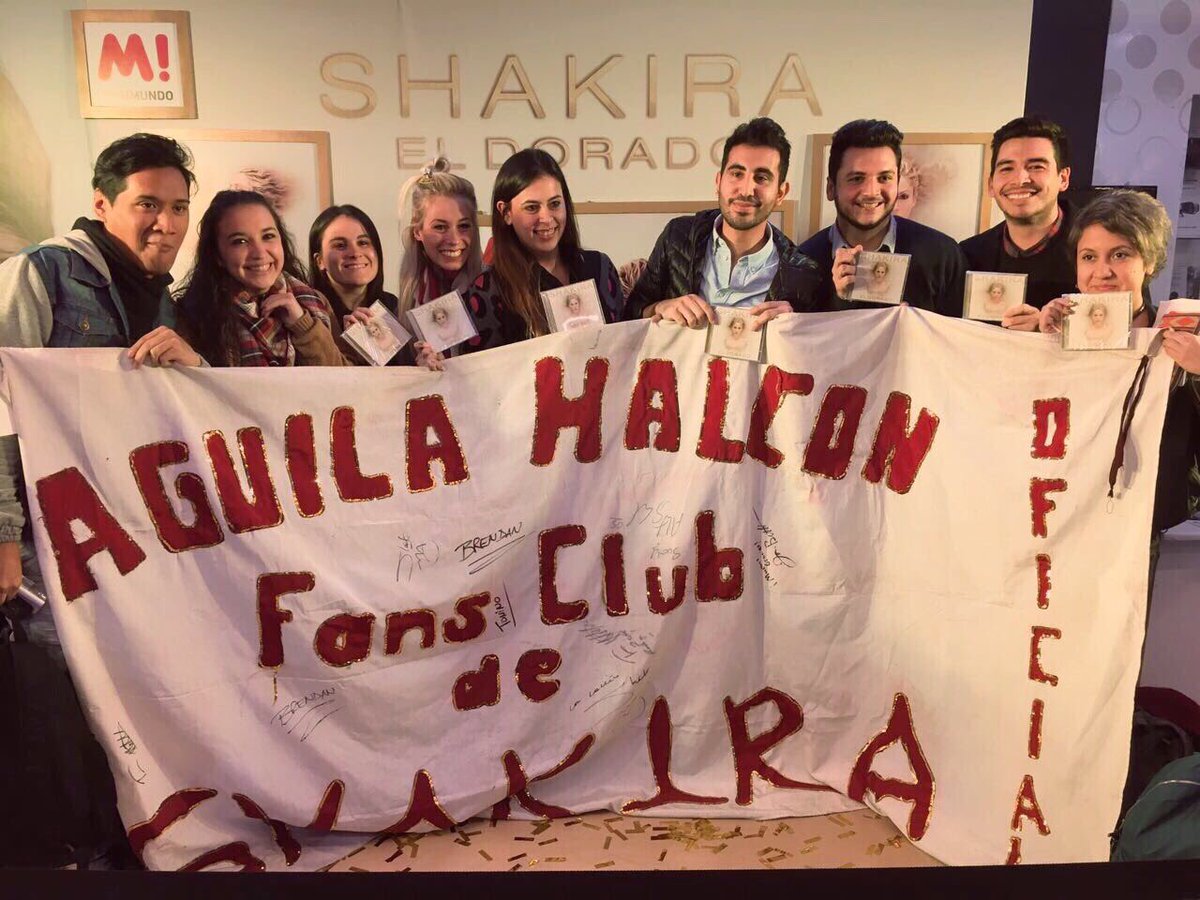 RT @AguilaHalcon_FC: Celebrando #ElDorado ???? 

@shakira @SonyMusicArg @LiveNation #ShakiraAr https://t.co/RY5DW9SRuz