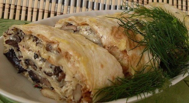 Рулет из лаваша и курицы рецепт с пошагово