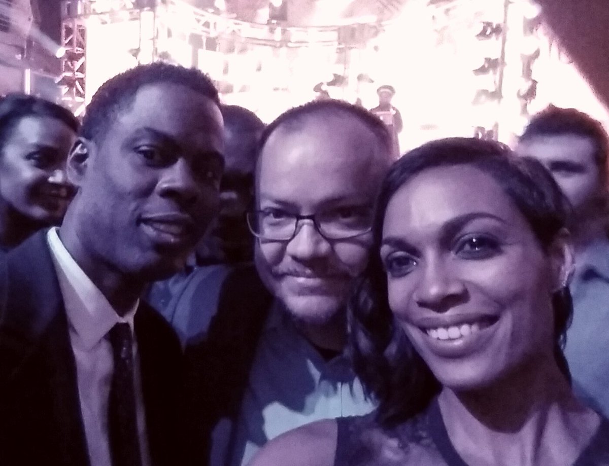 RT @JoshCrewsReally: #tbt At the #TopFive after party with @rosariodawson & @chrisrock. Unforgettable. https://t.co/NH8CsiPaAD