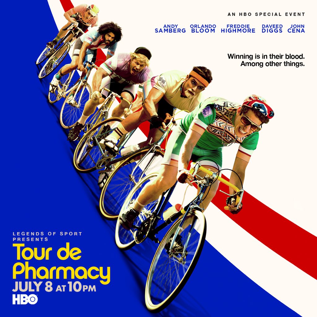Winning is in their blood. Among other things. #TourDePharmacy premieres July 8 on @HBO. https://t.co/edHVRnHYN7