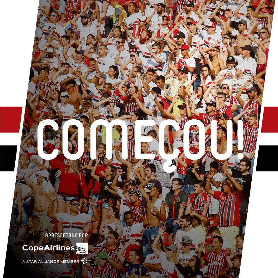 RT @SaoPauloFC: Começou o jogo! No Morumbi, São Paulo x Vitória pelo Campeonato Brasileiro #VamosSãoPaulo! https://t.co/VqfOL2XNF1