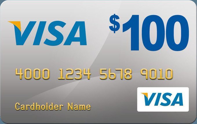 Free $100 dollar Visa Gift Card Free $100 dollar Visa Gift Card