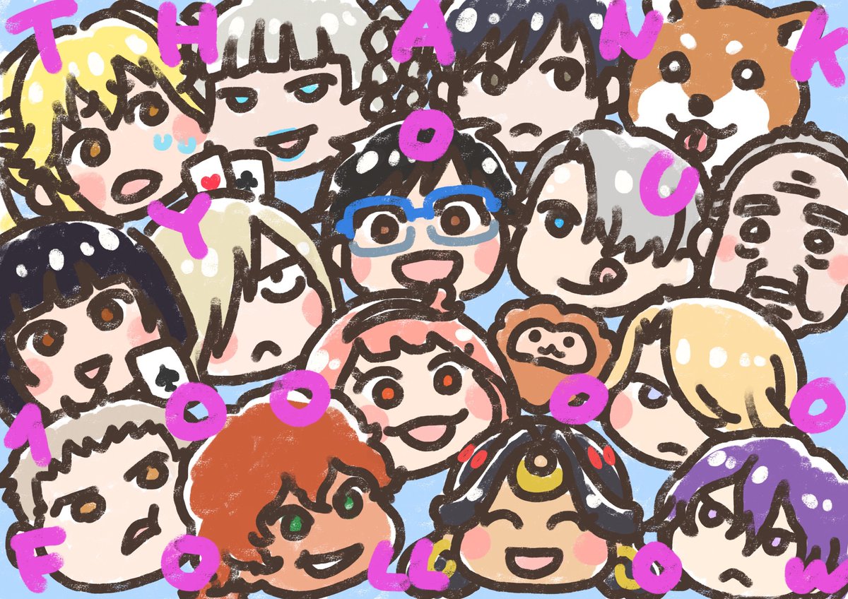 【1万フォロワー達成記念】感謝を込めて、今後のMAPPA作品の登場キャラたちで画像を作成しました!皆さま、引き続き応援宜 【1万フォロワー達成記念】感謝を込めて、今後のMAPPA作品の登場キャラたちで画像を作成しました!皆さま、引き続き応援宜