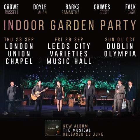 Any problems with info I've given you re Indoor Garden Party concerts? All links good? Any unanswered questions? https://t.co/5EbRdOqsLR