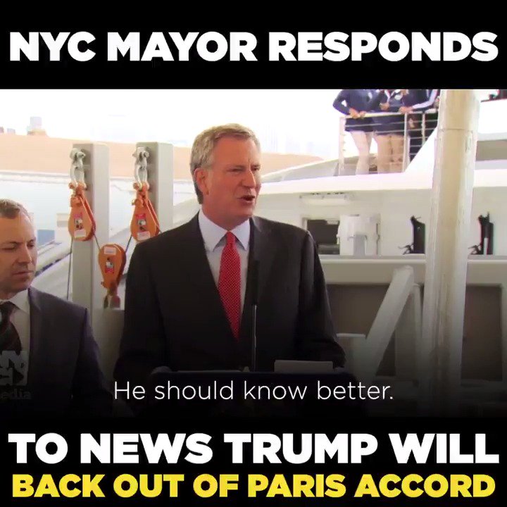 RT @NYCMayorsOffice: BREAKING: NYC sticks with Paris agreement, despite Trump. https://t.co/Z6GaP1AzMB