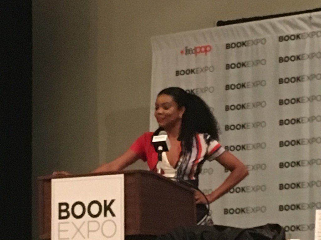 RT @greggwinsor: Luminous and witty @itsgabrielleu sees librarians as the real-life Justice League. #BookExpo https://t.co/d8TMOa83uy