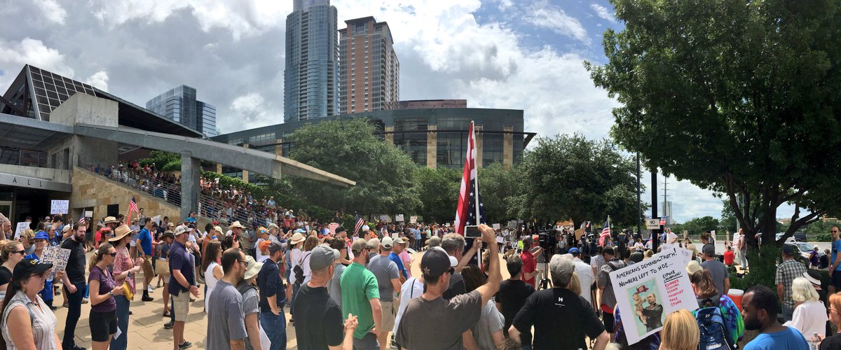 RT @brynnaquillin: Great turnout at the @MarchForTruthTX #MarchForTruth https://t.co/k3eKc4PIw7