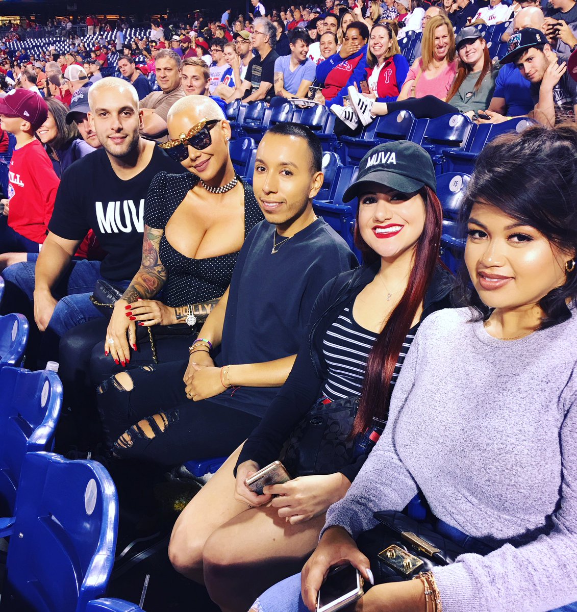Thanks for having us @Phillies! ???????????????? Lol at the photobombs #SouthPhillyGirl https://t.co/277jkYGA1w