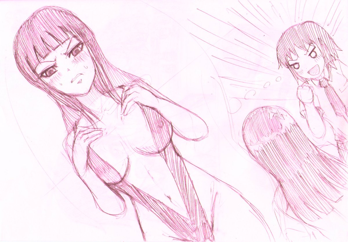 描きかけだったらくがき そろそろ夏なので #ド嬢 描きかけだったらくがき そろそろ夏なので #ド嬢