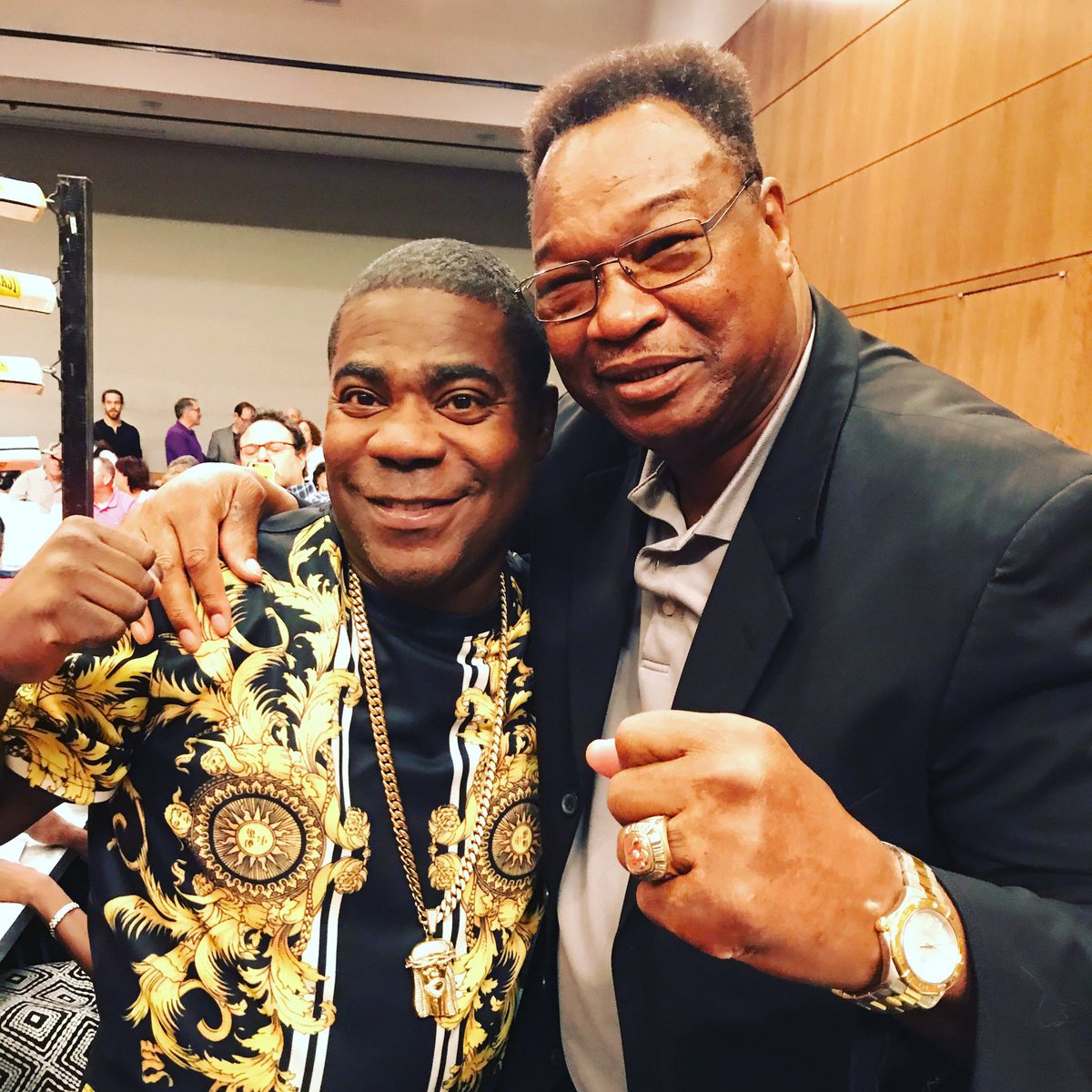 Me and THE CHAMP @LarryHolmes75! https://t.co/aCwoSnC5LO