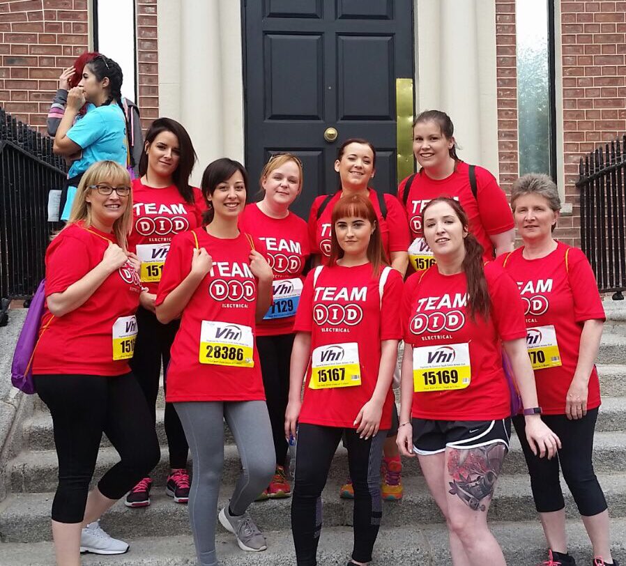 Best of luck to our own #TeamDID taking part in today's Women's Mini Marathon. Legends 💪 #VHIWMM https://t.co/ZG9N6DkhMc