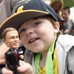 Basketball coaches visit pediatric cancer patients