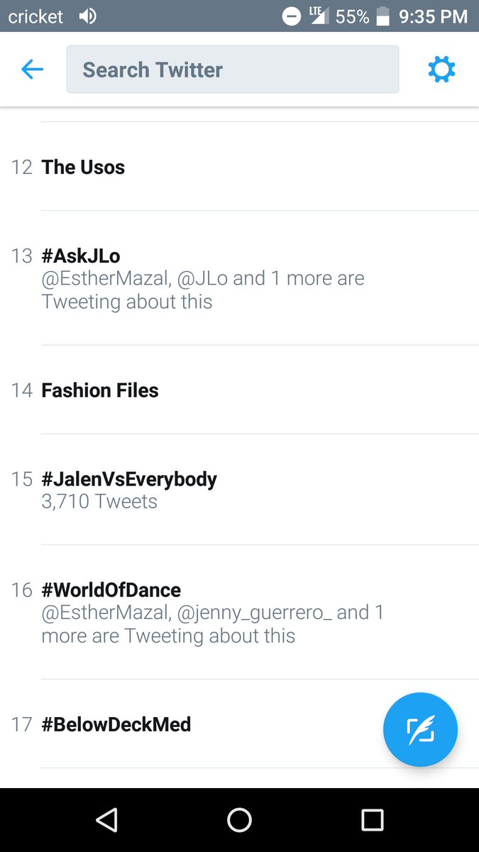 RT @ashjlover1102_: #askjlo trending at #13 and #worldofdance #16 ????????????????❤ @jlo @EGTisme https://t.co/WH7vgkVYUm
