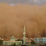 See this massive dust storm prepare to swallow Khartoum See this massive dust storm prepare to swallow Khartoum