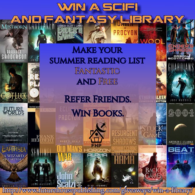 Refer Friends. Earn SciFi/Fantasy Books. Refer Friends. Earn SciFi/Fantasy Books.