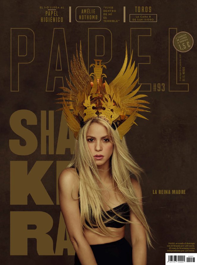 RT @Papel_EM: #93. @shakira, la reina madre. https://t.co/9qL0w6Mugp