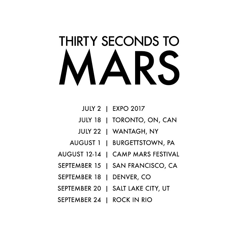30 seconds to mars bio Thirty seconds to mars jun 30 tampa (stpetersburg), fl, usa midflorida credit union amphitheatre tickets vip. 30 seconds to mars bio Thirty seconds to mars jun 30 tampa (stpetersburg), fl, usa midflorida credit union amphitheatre tickets vip.