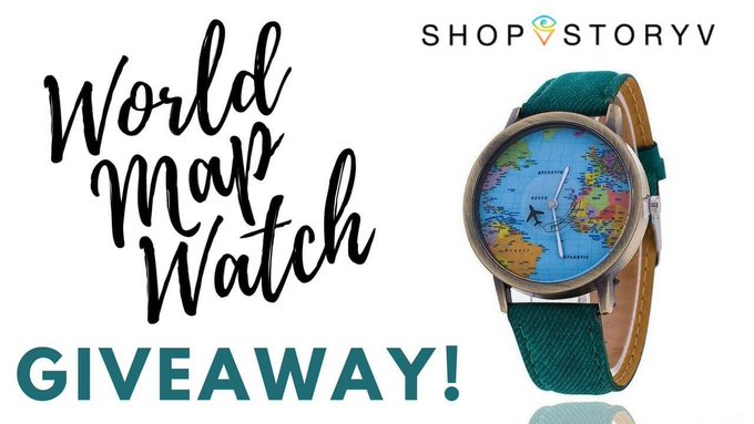 GIVEAWAY: The OCEANA World Map Watch! GIVEAWAY: The OCEANA World Map Watch!