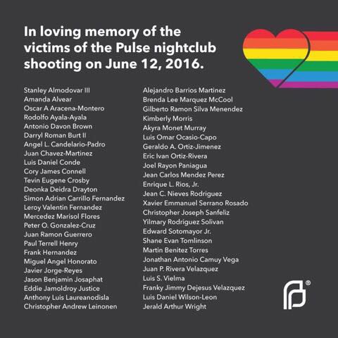 One year ago today. We remember and we stand with the LGBTQ community against hate and violence. #OrlandoUnitedDay https://t.co/oVS7a9NCC7