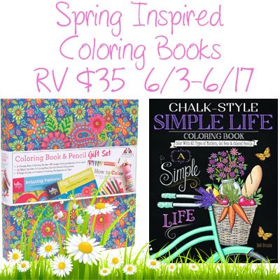 Spring Inspired Coloring Book Giveaway Spring Inspired Coloring Book Giveaway