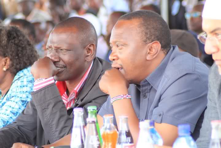 Image result for Ruto with Uhuru Kenyatta campaigns