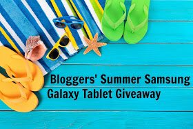Bloggers' Summer Samsung Galaxy Tablet Giveaway Bloggers' Summer Samsung Galaxy Tablet Giveaway