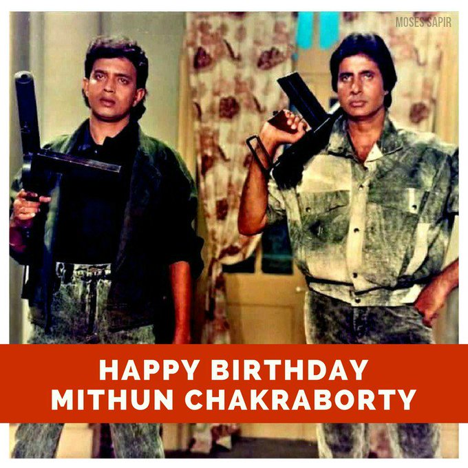Mithun Chakraborty's Birthday Celebration | HappyBday.to