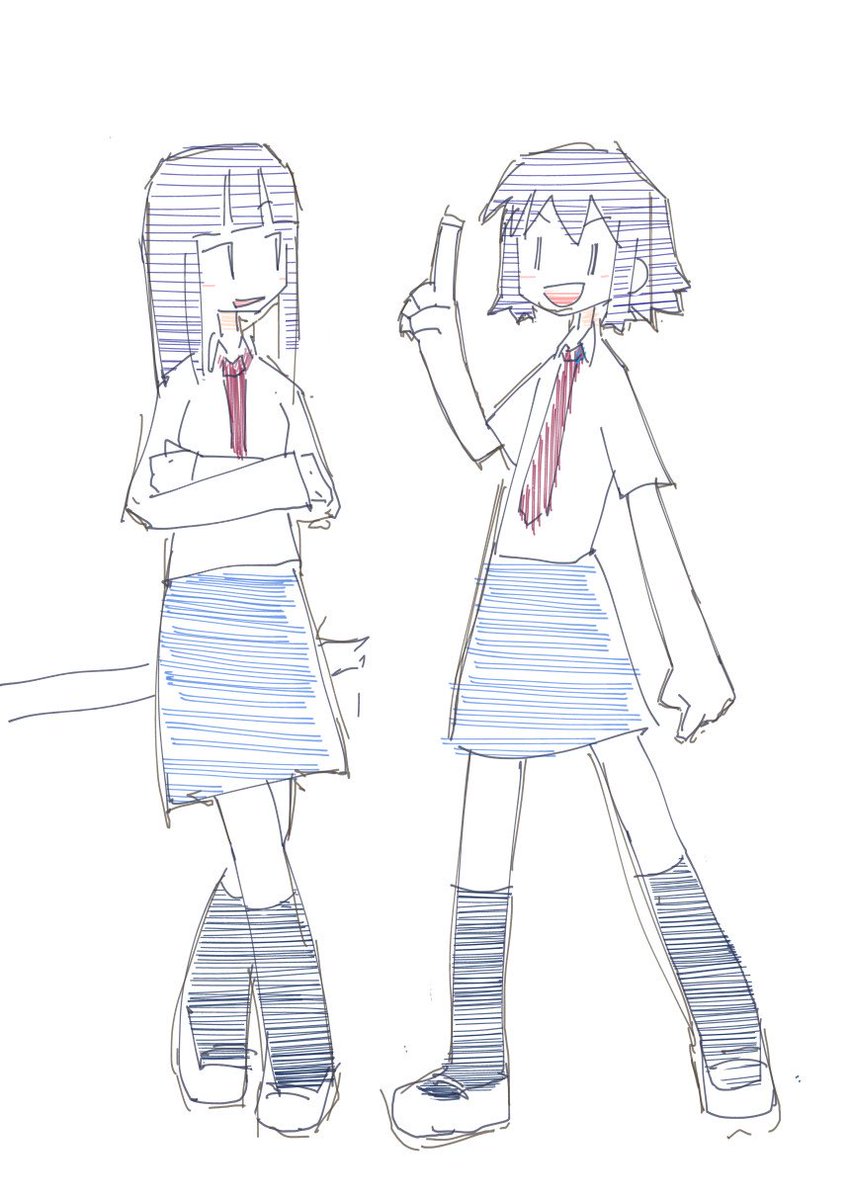 #ド嬢 さわしお会話風景らくがき #ド嬢 さわしお会話風景らくがき