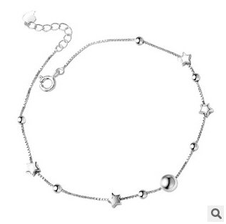 925 Sterling Silver Lucky Star Anklet925 Sterling Silver Lucky Star Anklet — My Monster Deal 925 Sterling Silver Lucky Star Anklet925 Sterling Silver Lucky Star Anklet — My Monster Deal