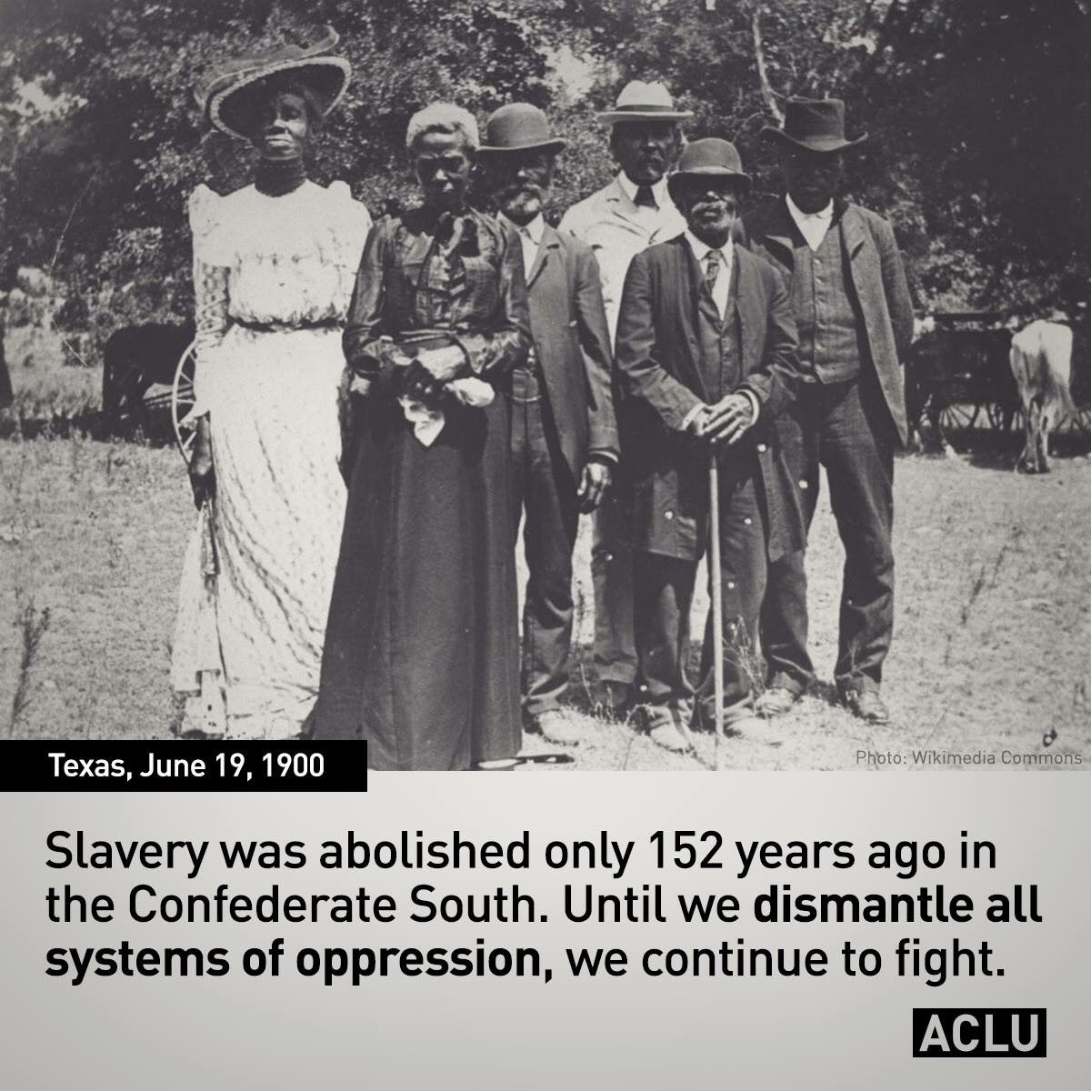 RT @ACLU: We're celebrating #Juneteenth by continuing the fight for freedom for all https://t.co/e4Kxz2MRiV