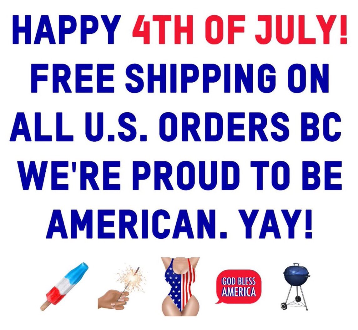 Free shipping for all U.S. orders today at https://t.co/eiJ3Tfu6zn https://t.co/pDUJdjWpZT