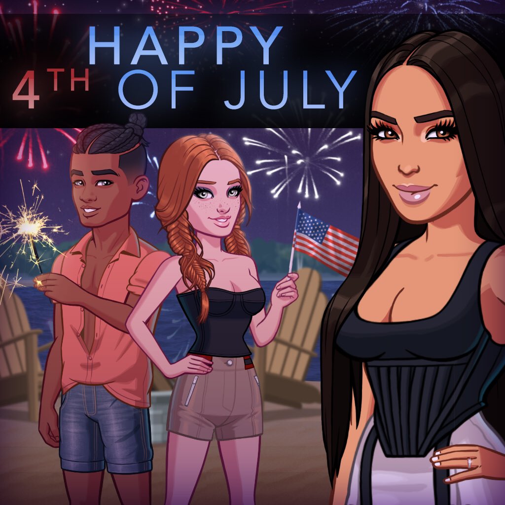 Happy 4th of July from me and the #KimKardashianGame! - https://t.co/XNWPfZBxTd https://t.co/9xoDePY5z0