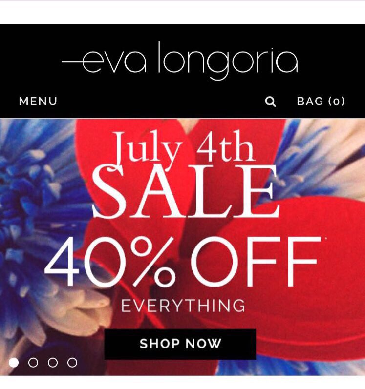 Anyone want to go shopping! Sale today at https://t.co/CaWzAKf2wy #fourthofjuly???????? #evalongoriacollection https://t.co/ycqK7eLKDD