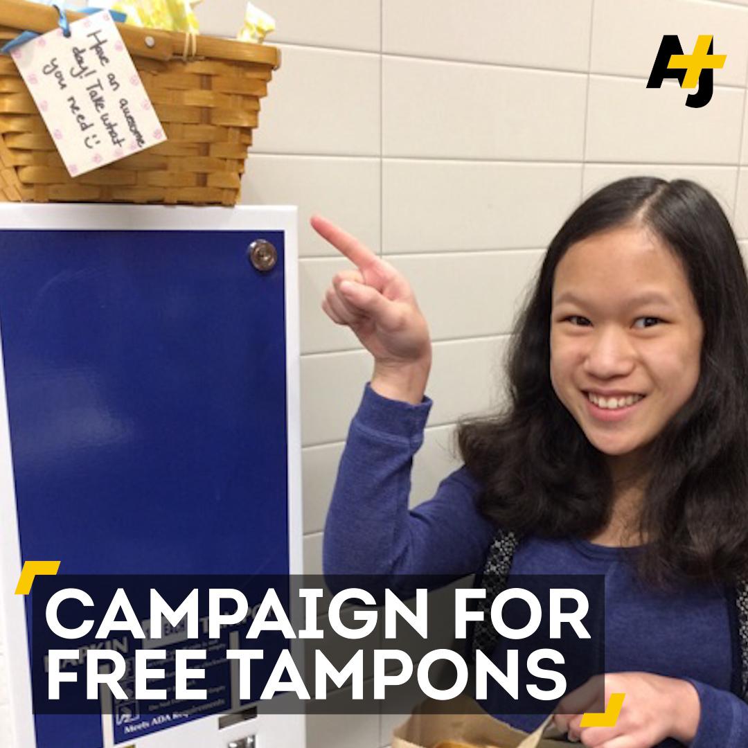 RT @ajplus: This 14-year-old got her school to provide free tampons and pads ???? https://t.co/kcOpCvG4FB
