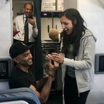 Couple gets engaged on Delta flight | AJC@ATL Couple gets engaged on Delta flight | AJC@ATL
