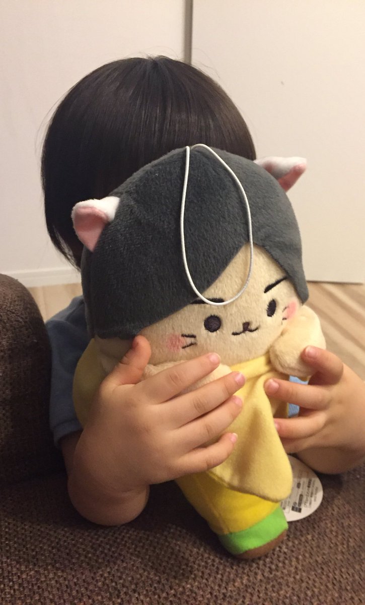 あるちゃんから有難くも頂いた梶ばなにゃ、息子に「ばななにゃかじくん!?」って取られました。ばななにゃ。 あるちゃんから有難くも頂いた梶ばなにゃ、息子に「ばななにゃかじくん!?」って取られました。ばななにゃ。