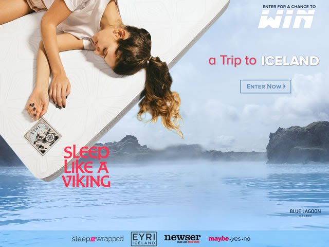 Win a Trip to Iceland! Win a Trip to Iceland!