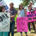 Victim, family hold protest after sex offender moves in next doo - | WBTV Charlotte Victim, family hold protest after sex offender moves in next doo - | WBTV Charlotte