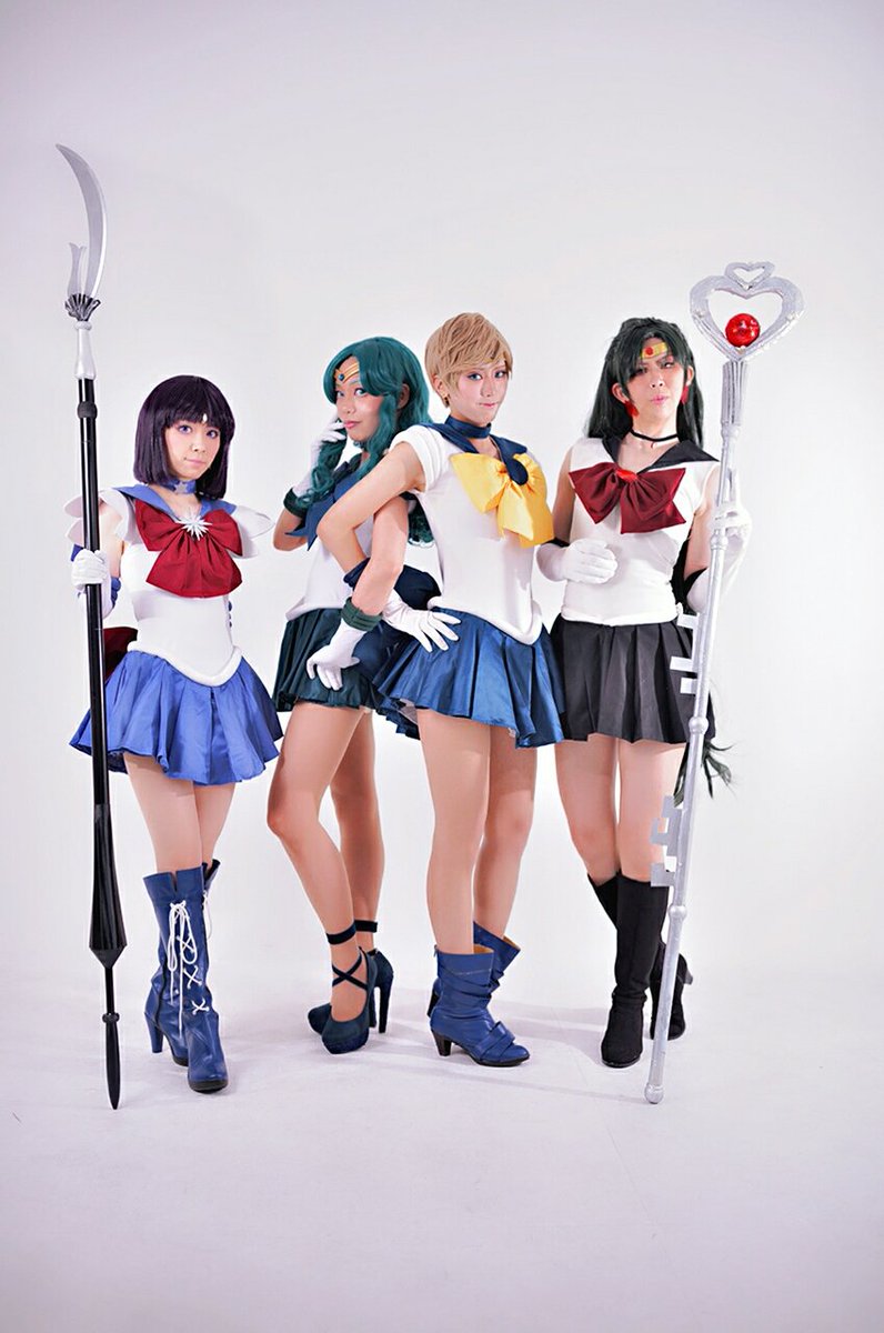 【コス】セーラームーン外部戦士セーラーウラヌス:NOZOMUさんセーラーネプチューン:あかのさんセーラープルート:荒田さ 【コス】セーラームーン外部戦士セーラーウラヌス:NOZOMUさんセーラーネプチューン:あかのさんセーラープルート:荒田さ